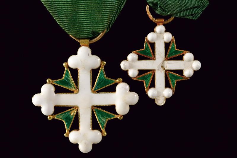 Ordine dei Santi Maurizio e Lazzaro, Croci da Cavaliere in Oro e Smalti