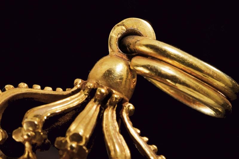Ordine dei Santi Maurizio e Lazzaro, Croce da ufficiale in oro con smalti