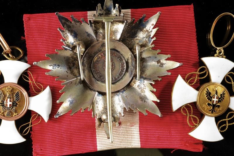 Alessandro Asinari di San Marzano, Ordine della Corona d'Italia, Set di gran croce