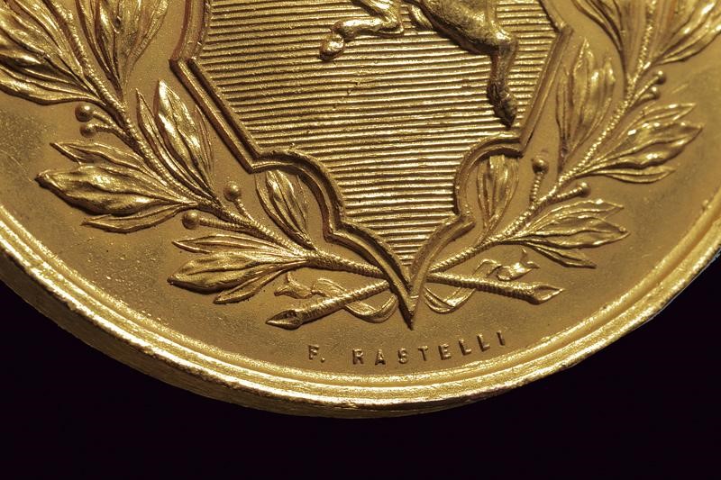 Tamagno, Medaglia commemorativa in bronzo dorato, Torino 1904
