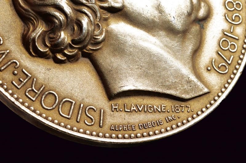 Tamagno, Lotto di due medaglie in argento con rappresentazione del barone Taylor