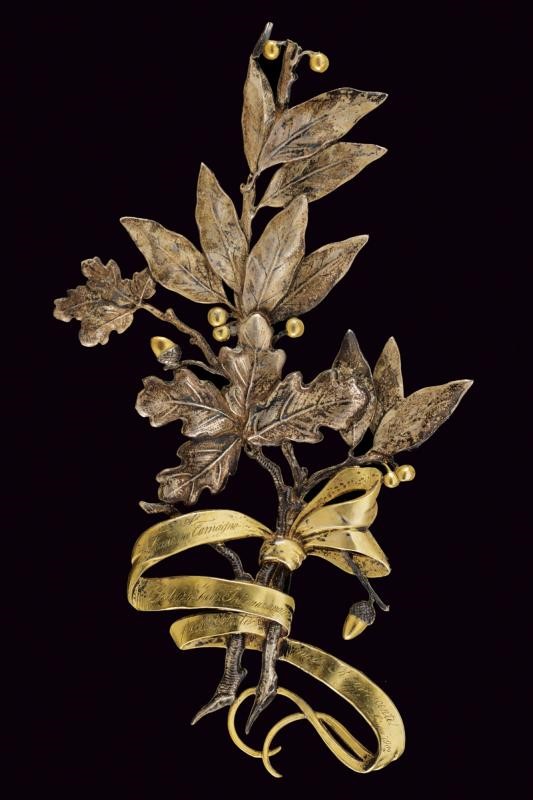 Tamagno, Riconoscimenti in bronzo dorato e metallo, 1902