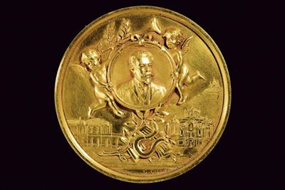 Tamagno, Medaglia in oro con bassorilievo del tenore Francesco Tamagno, 1898