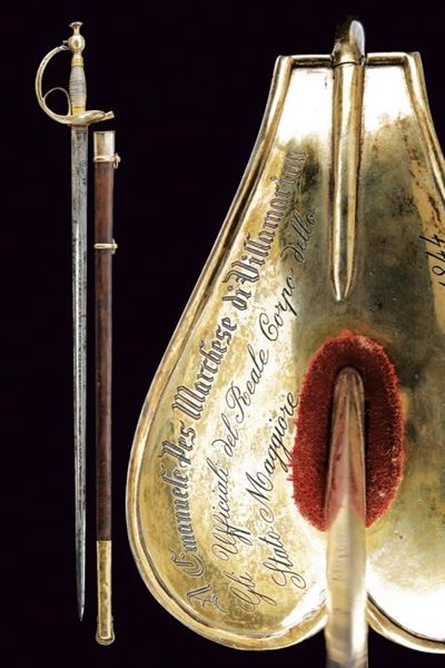 Pes di Villamarina, Spada Albertina Mod. 1833