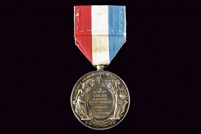 Medaglia di Napoleone III, Argento, 1866