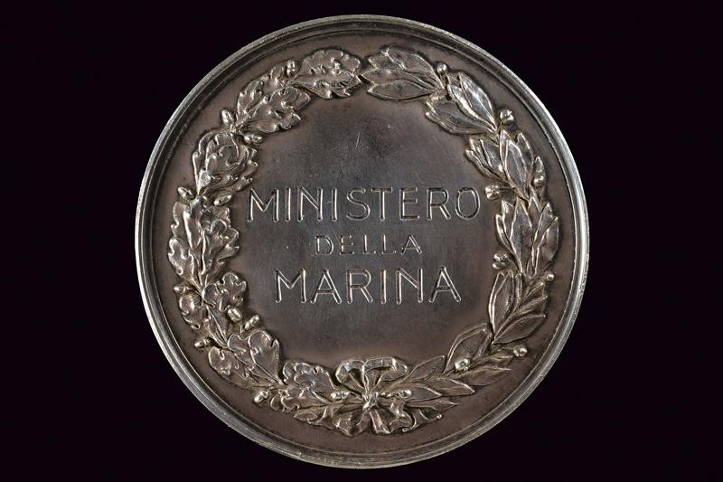 Vittorio Emanuele III, Medaglia in argento (Regno d'Italia, Prima metà del XX secolo)