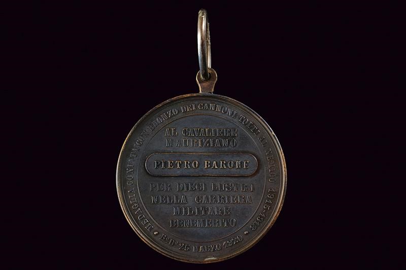 Regno d'Italia, Medaglia Mauriziana per ufficiali generali, Mod. 1920