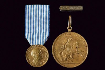 Regno d'Italia, Medaglia Mauriziana per ufficiali generali Mod. 1920 in bronzo