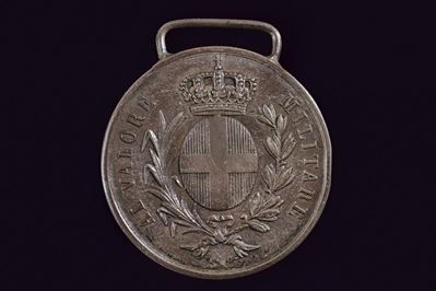 Medaglia d'argento al Valore Militare, Regno di Sardegna, 1860