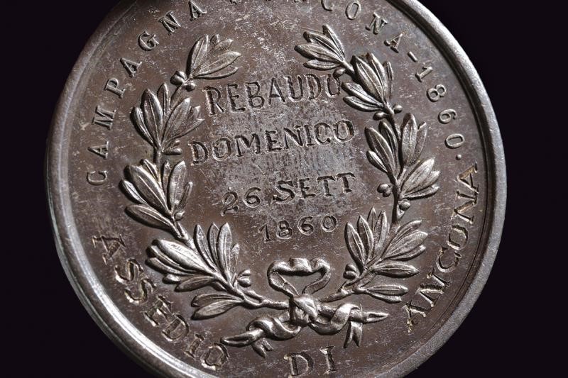 Medaglia d'argento al Valore Militare, Regno di Sardegna, 1860