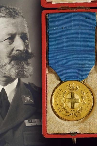 Generale di Brigata Annibale Bergonzoli, Medaglia Al Valore Militare in oro