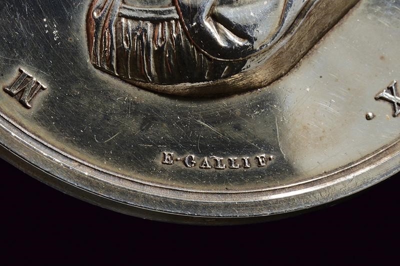 Medaglia di Maria Luigia d'Austria, Ducato di Parma e Piacenza, argento, 1838
