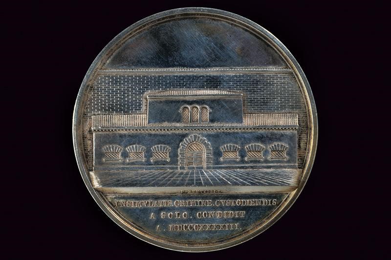 Medaglia di Maria Luigia d'Austria, Ducato di Parma e Piacenza, argento, 1843