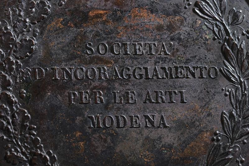 Medaglia Francesco IV D'este (1814-1846) in Bronzo