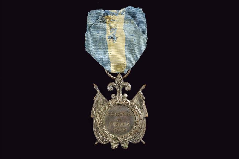 Regno delle Due Sicilie, Medaglia Campagna di Sicilia 1849