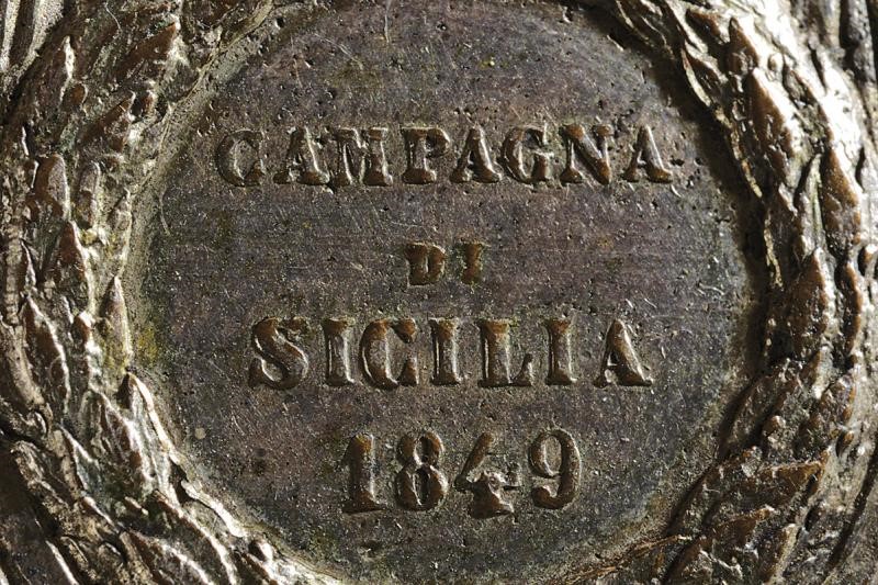 Regno delle Due Sicilie, Medaglia Campagna di Sicilia 1849