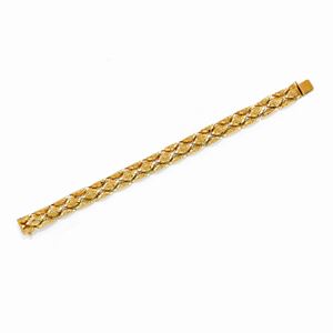 Bracciale in oro giallo scatolato 18K