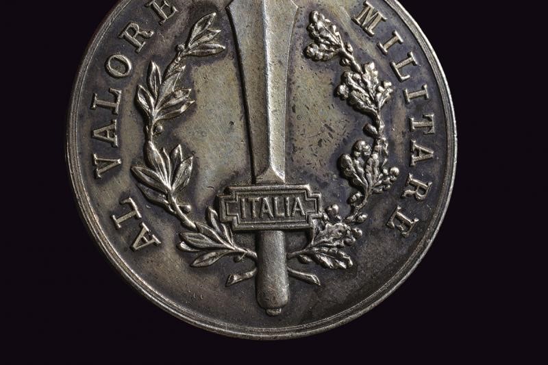 Medaglia al Valore Militare in Argento, Repubblica Sociale Italiana, 1944