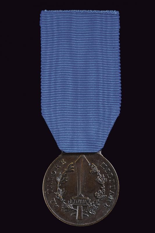 Medaglia al valore militare in bronzo, Repubblica Sociale Italiana, 1944