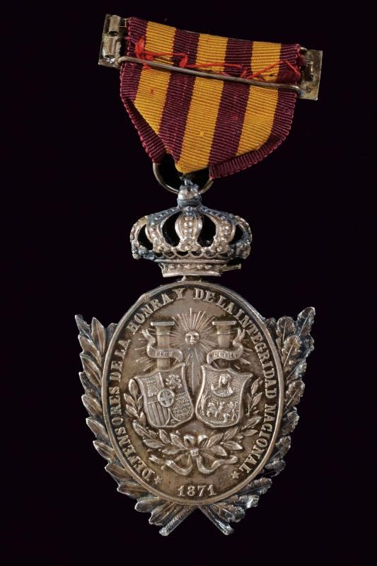Medaglia di Amedeo di Savoia, Spagna, 1871