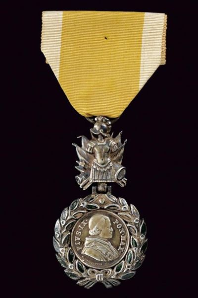 Medaglia Benemerenti per Merito militare, Stato Pontificio, Terzo quarto del XIX Secolo