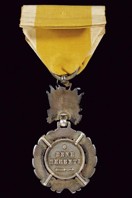 Medaglia Benemerenti per Merito militare, Stato Pontificio, Terzo quarto del XIX Secolo