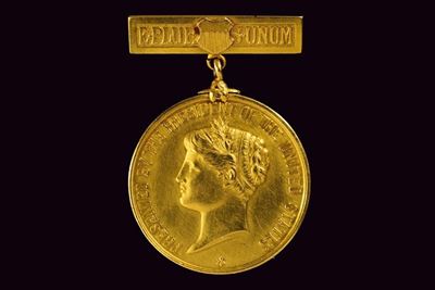 Medaglia d'oro conferita dal Presidente degli Stati Uniti d'America, 1913, diametro 3.56 cm