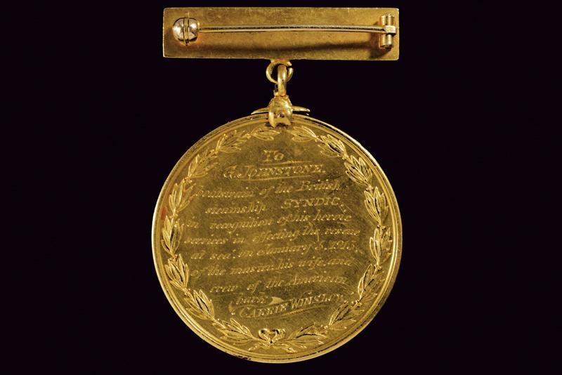 Medaglia d'oro conferita dal Presidente degli Stati Uniti d'America, 1913, diametro 3.56 cm