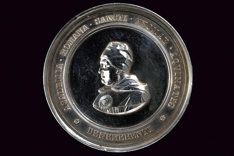 Medaglia Leone XIII, Benemerenti, argento, 1893