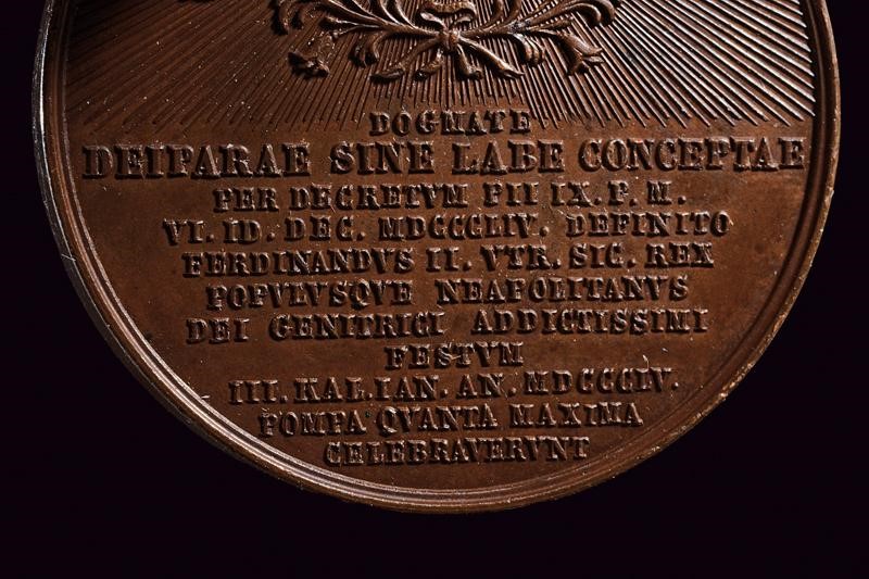 Medaglie del XIX Secolo, Lotto di cinque esemplari dello Stato Pontificio