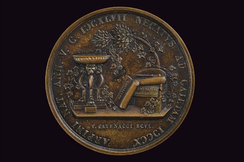 Vincenzo Catenacci, Medaglia commemorativa di Marco Tullio Cicerone in bronzo