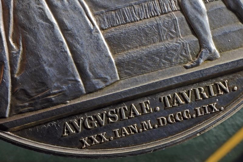 Medaglie nuziali di Maria Clotilde di Savoia e Napoleone Giuseppe Carlo Paolo Bonaparte, bronzo e...