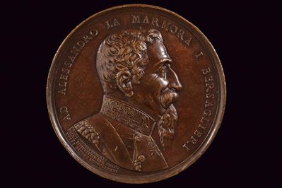 Medaglia la Marmora, Corpo dei Bersaglieri, Regno d'Italia, 1886