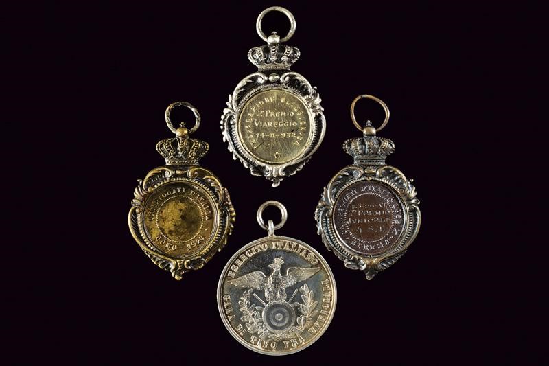Medaglie premio, Regno d'Italia, Prima metà del XX secolo