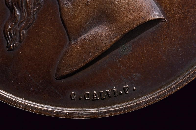 Vittorio Emanuele II, Medaglia in bronzo per l'Ordine della Corona d'Italia (1868)