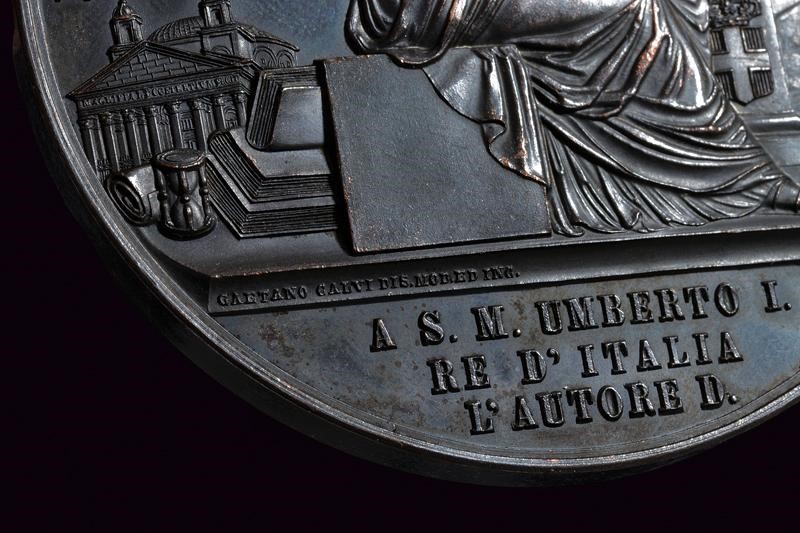 Medaglia commemorativa per il 50° anniversario della fondazione dell'Ordine civile di Savoia, Reg...