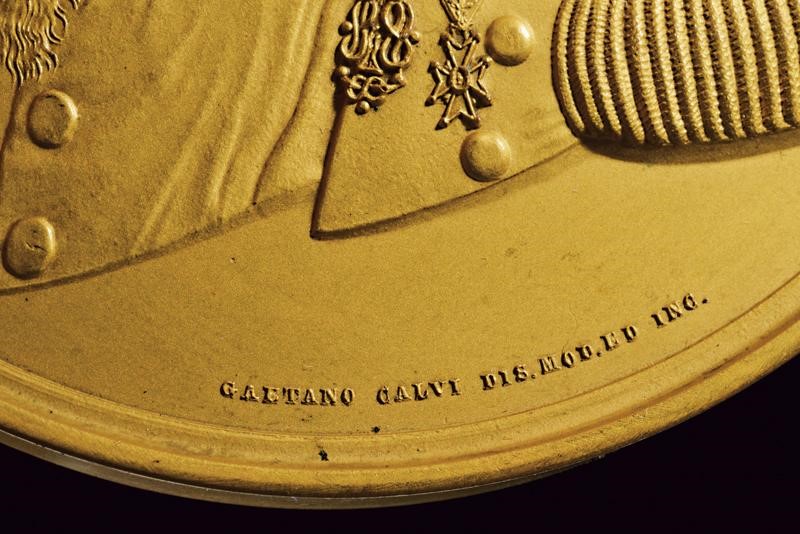 Medaglia commemorativa per il 500° anniversario dell'Ordine di San Maurizio, Vittorio Emanuele II...
