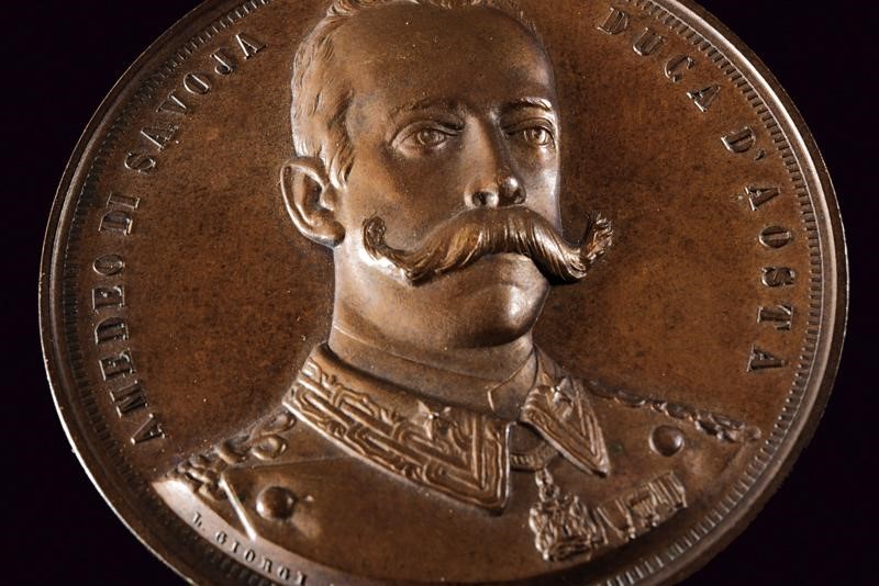 Amedeo I di Spagna, Medaglie commemorative in bronzo (1890)