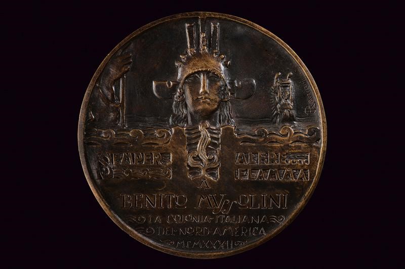 Ranieri, Medaglia di bronzo, 1932, Regno d'Italia, diametro 15.4 cm