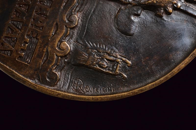 Ranieri, Medaglia di bronzo, 1932, Regno d'Italia, diametro 15.4 cm