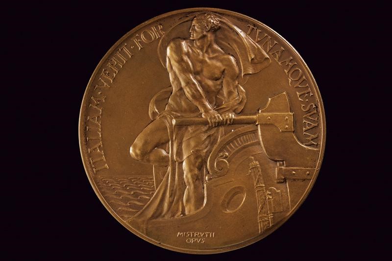 Medaglia di bronzo, Regno d'Italia, 1925
