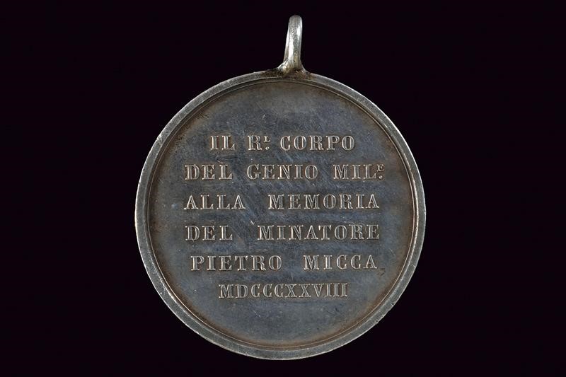 Regno di Sardegna, Medaglia a ricordo di Pietro Micca (1828)