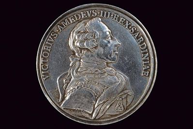 Vittorio Amedeo III, Medaglia commemorativa per le nozze di Carlo Emanuele e Maria Clotilde, Regn...