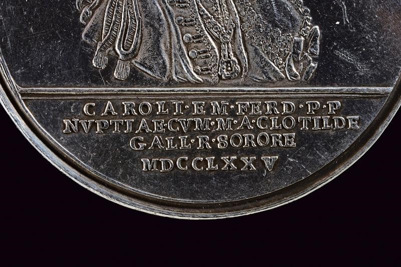 Vittorio Amedeo III, Medaglia commemorativa per le nozze di Carlo Emanuele e Maria Clotilde, Regn...