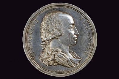 Regno di Sardegna, Medaglia del ritorno del re a Torino, Vittorio Emanuele I (1814)