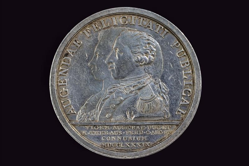 Vittorio Amedeo III, Medaglia per le nozze di Vittorio Emanuele I e Maria Teresa d'Austria (1789)