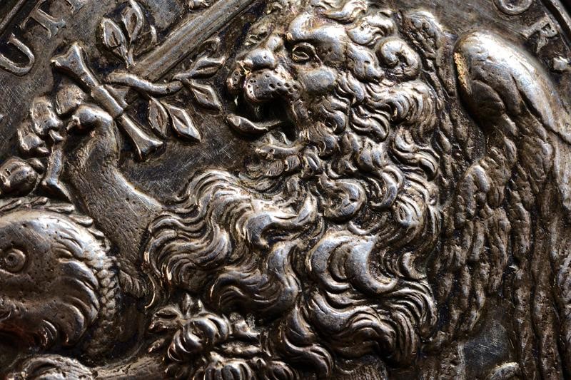 Giustinian, Medaglia celebrativa in argento, 1684-1688