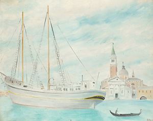 Lilloni Umberto - Veliero iugoslavo a Venezia
