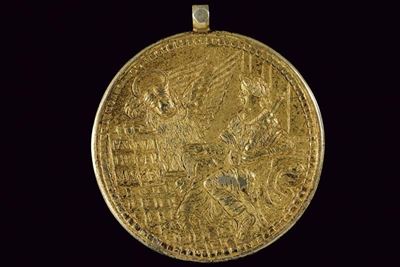 Francesco Morosini, Medaglia commemorativa, bronzo dorato, 1690 circa