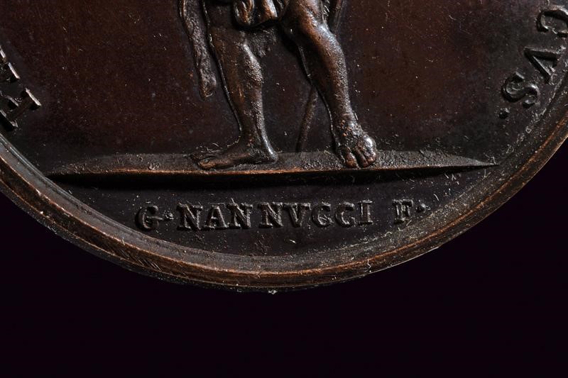 Medaglia commemorativa di Leopoldo II, Granducato di Toscana, 1828